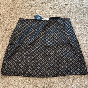Hollister Black and Gray Ultra High Rise Skirt